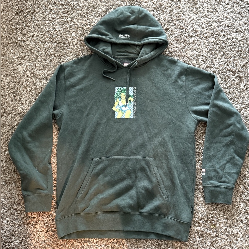 Vans She Hulk Hoodie. Size Large